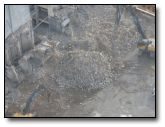 Aerial showing concrete debris - this will turned into Type 1 and Used in basement fill